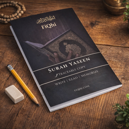 FIQHI COMBO: HINDI Dua Sticker Set of 12pc + Islamic Traceable Kit of 4books