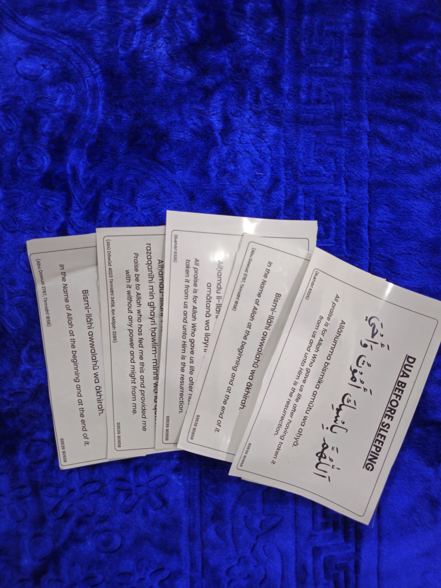 FIQHI Daily Dua Stickers - ENGLISH (12pc in a Set)